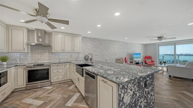 The open floor plan maximizes the view from every direction