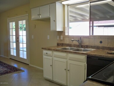 Kitchen Looking into Eating Area