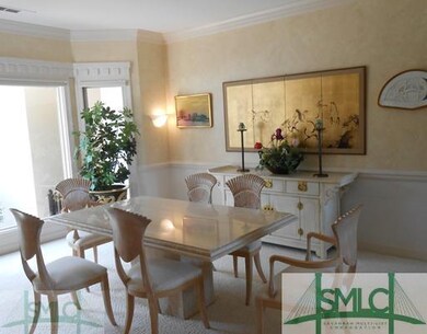 Dining Room. Open Dining Room with Dentil Moldings
