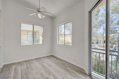 Unfurnished room with light wood-style flooring, c