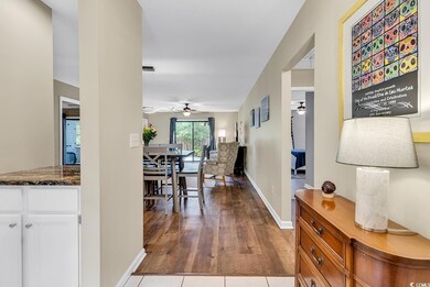 Foyer looking  staright thru Living Room/Dining Ar
