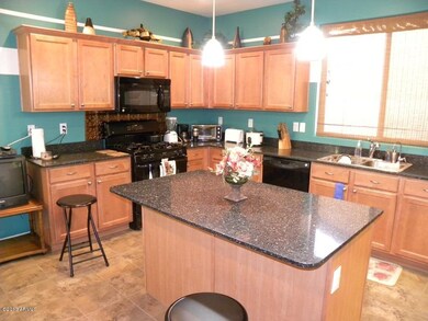 Kitchen with island