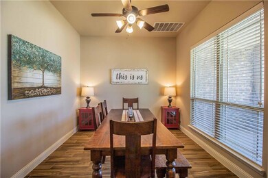 Flex space could be used for formal dining or offi