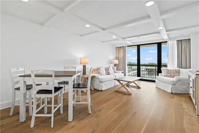 Gorgeous view from kitchen to balcony!