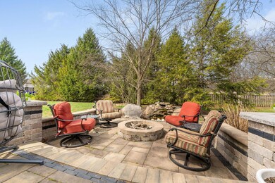 Paver patio space
