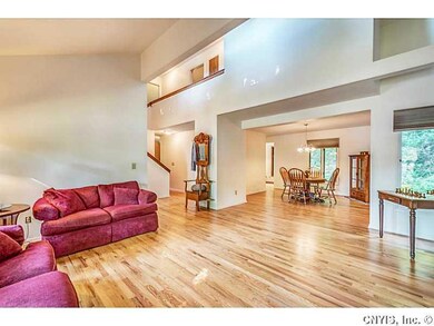 Living Room. Check out the gleaming hardwood floor