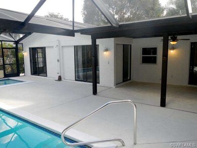 View of Covered Patio and Outdoor Shower