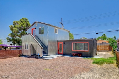 View of front of property featuring a fenced backy