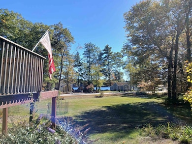 View of lake from deck