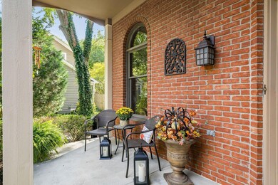 Ravine Circle covered front porch