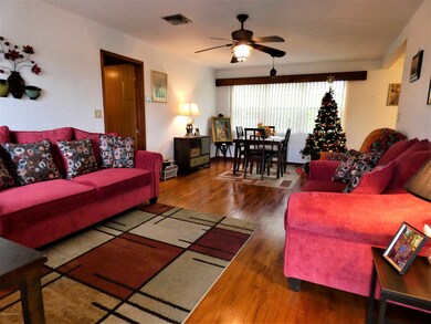 entrance facing living room