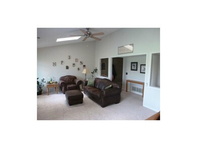 Skylights, vaulted ceiling all make for an invitin