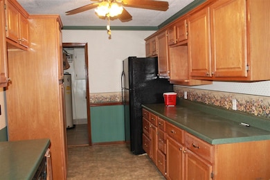 lots of cabinets and countertop space