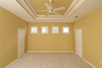 Master Bedroom w/ 2 Walk In closets and Tray ceili