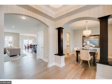 Warm and inviting foyer with views to formal dinin