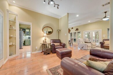 The open floor plan allows for this space to be a 