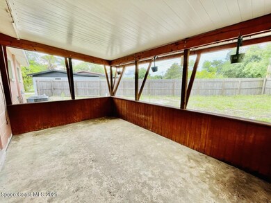 Large screened porch