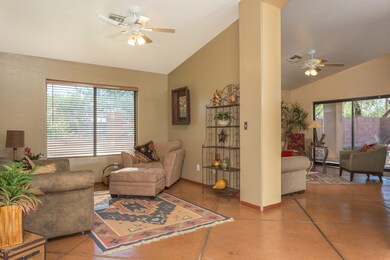 Open archways throughout the house