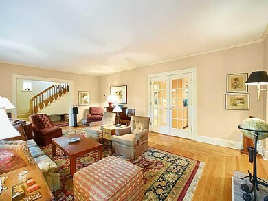 Living Room. Doors open into the kitchen.