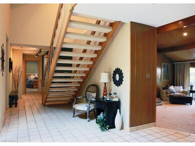 Two story foyer