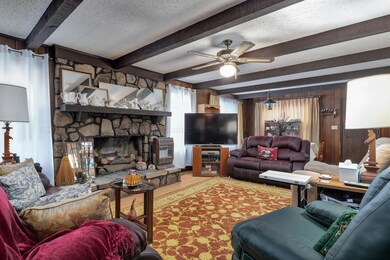 Stone Fireplace