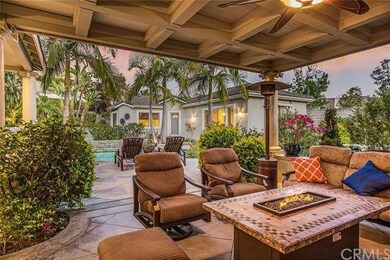 Covered patio are and Detached Guest house that is