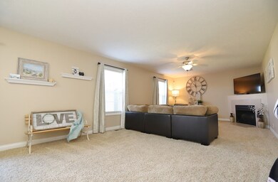 A CORNER GAS FIREPLACE make this living room so co
