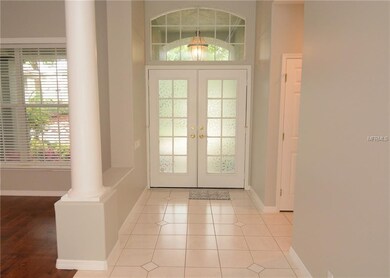 Beautiful Foyer w/ Office down hallway