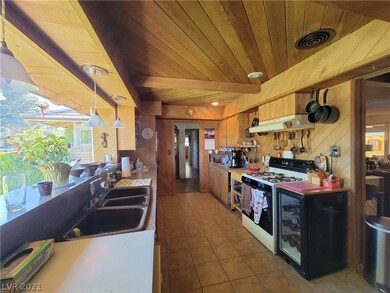 Huge window in main kitchen gives wide open feelin