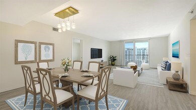 Open Living Space - virtually staged
