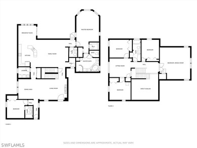 Floor Plan 1st and 2nd Floors