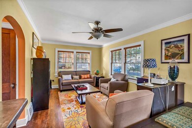 New ceiling fan & crown molding