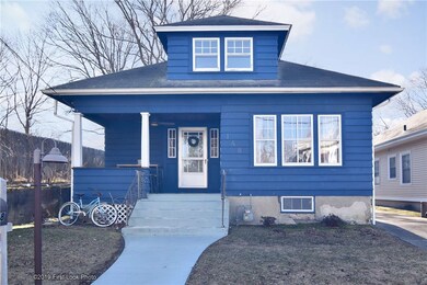 The front porch is lovely in the summer!