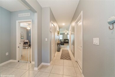 Entry foyer and hallway