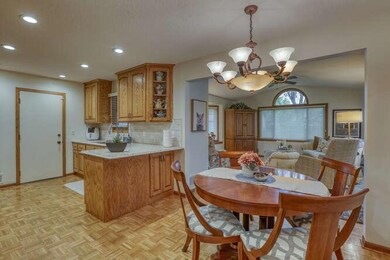 Open Area from Kitchen to Addition