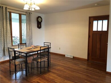 Dining area with large picture window for lots of 