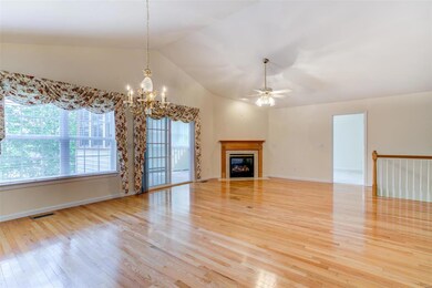 Sliding doors lead to the three season room