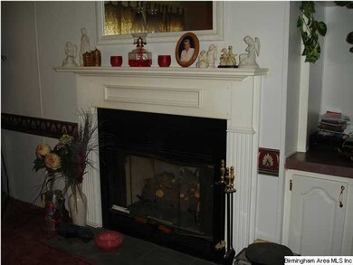 Gas-Log fireplace in Living Room