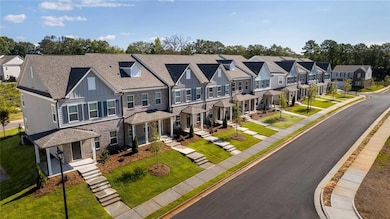 View of front of house with a front yard