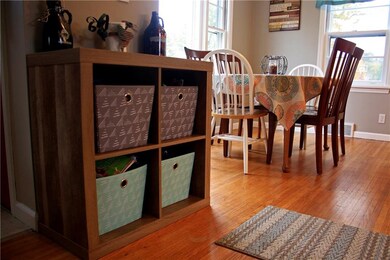 Convenient dining area attached to the open kitche