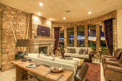 GREAT ROOM WITH FIREPLACE & FLAT SCREEN