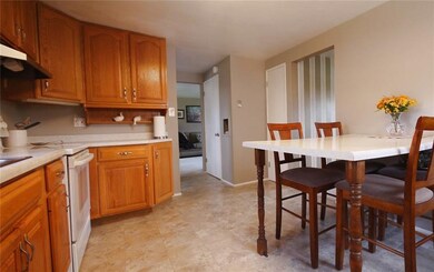 Eat-in kitchen with access to the Living Room and 