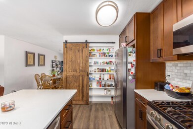 Barn door pantry