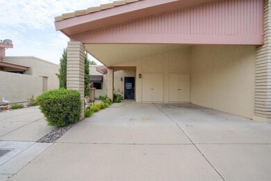 Front exterior of carport