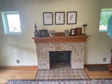 Fireplace looks great but is not operable.