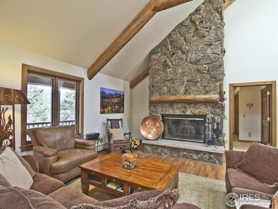 Living Room Moss Rock Fireplace