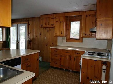 Kitchen. Kitchen allows views of the open living a