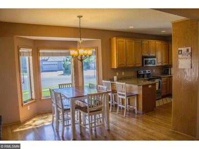 Open kitchen/dining/living room concept. Great for
