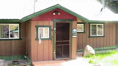 Front of cabin with new trim