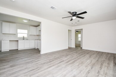 This photo showcases a bright, open-concept living